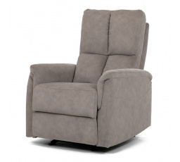 Polohovací křeslo, béžová, látka, TV-S8449 CRM2