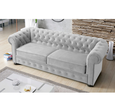 Sofa dvoumístná MANCHESTER II 188 cm - Pohovka bez funkce spaní, šedá Sofa dvoumístná MANCHESTER II 188 cm - Pohovka bez funkce spaní, šedá