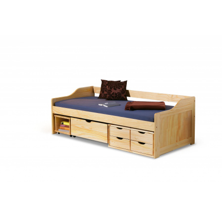 Dětská postel MAXIMA Přírodní, 200x90 cm