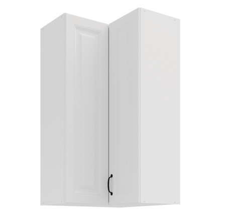 Horní rohová skřínka STILO - 60x60 GN-108 2F (90­°), Bílá/Bílá