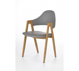 Jídelní židle K247, šedá