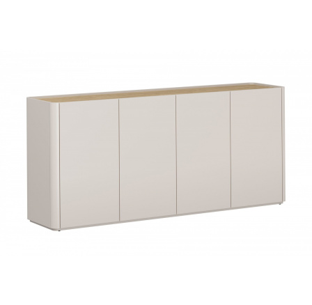 ELIVO KOMODA 200 4D - kašmír / olejovaný dub