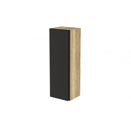 Skříňka závěsná vertikální Loftia - artisan/Černý mat