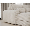 Ripeli Corner Sofa Bed with Storage, White Velvet, Left-Hand Facing Modullo 01 180x128 Left 1