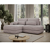 Ripeli Corner Sofa Bed with Storage, Light Grey Velvet, Left-Hand Facing Modullo 03 180x128 Left 1