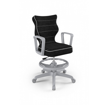 Kancelářské křeslo NORM, šedá Visto 01 velikost 5 WK+P