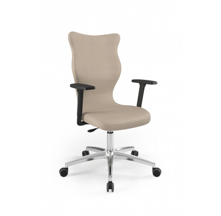 Křeslo kancelářské otočné  PERTO , Leštěný hliník Vega 26 velikost 7