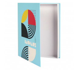 Krabice kniha Bauhaus modrá