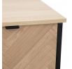 Komoda SWEN přírodní s kovovými nohami 80x40x88 cm 879109