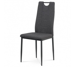 Jídelní židle, šedá, látka, DCL-391 GREY2