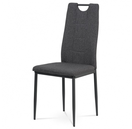 Jídelní židle, šedá, látka, DCL-391 GREY2