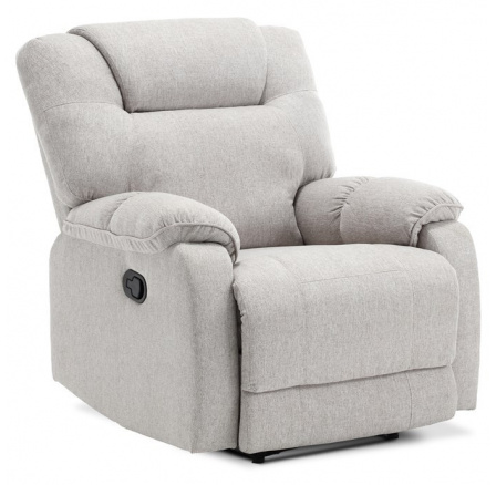 Relaxační křeslo, béžová, látka, TV-4088 CRM2