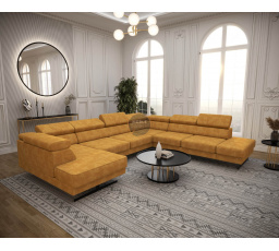 Rohová sedací souprava EMPORIO MAX II 300X350X180 - volitelný odstín , pravá 