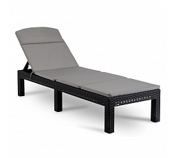Zahradní křeslo LUIZJANA Černý Technoratan