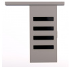 Posuvné dveře na stěnu FORLI 106 Gray+Black Lacobel