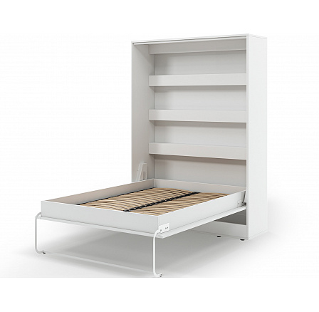 Devesto Vertical Wall Bed 140 White White 140x200 Devesto Vertical Wall Bed 140 White White 140x200