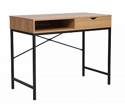 Psací stůl B-027, Dub/Černá