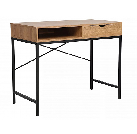 Psací stůl B-027, Dub/Černá Psací stůl B-027, Dub/Černá