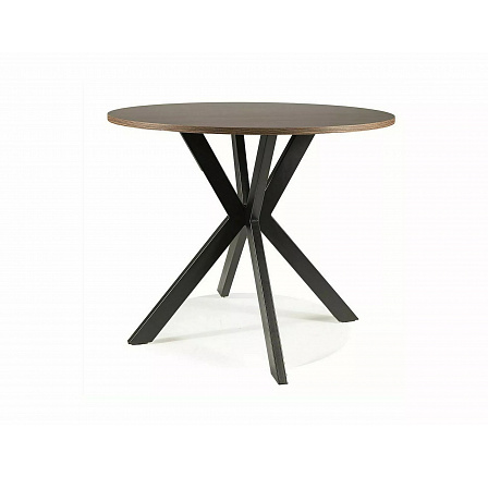 Jídelní stůl TALIA II, Ořech/Černý mat