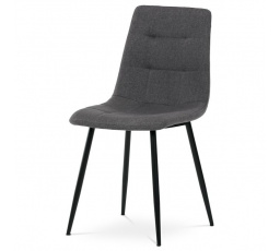 Jídelní židle, šedá, látka, DCL-974 GREY2