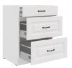 Dolní skřínka STILO - 60 D 3S BB, Bílá/Bílá