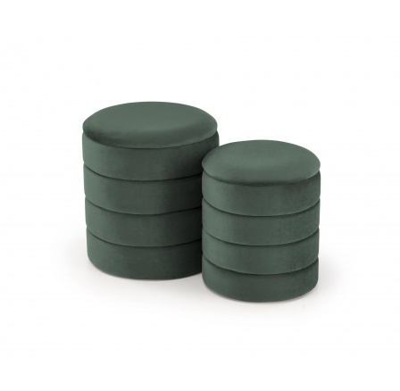 Sada taburetů PACHO, zelená