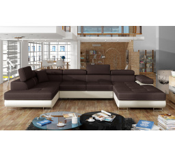 Sedací souprava ve tvaru U RODRIGO, Sawana 26 / soft 33 levá