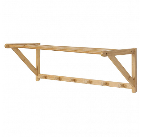 Věšák, bambus, přírodní, DR-B004 NAT