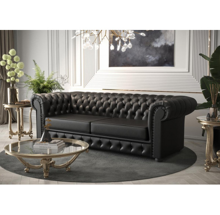 Sofa MANCHESTER III 218 cm přírodní kůže - Pohovka s funkcí spaní, Kůže F-70 Sofa MANCHESTER III 218 cm přírodní kůže - Pohovka s funkcí spaní, Kůže F-70