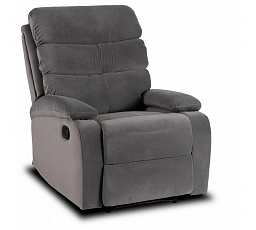 Rozkládací Křeslo KOBE Šedý Sametový