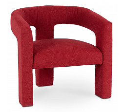 Křeslo LILLE Bordové Boucle