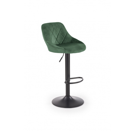 Barová židle H101, zelený Velvet
