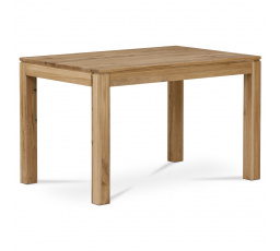 Jídelní stůl 120x80x75 cm, masiv dub, povrchová úprava olejem, nohy 8x8 cm
