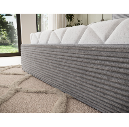 Pesillo postel + dřevěný rám / standardní zvedání / úložný box na lůžkoviny 140x200 Modullo 03 1