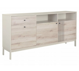 Komoda FROST K1, Dub Alpsky/Off White