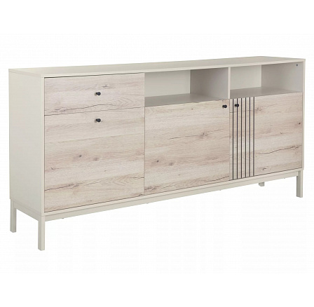 Komoda FROST K1, Dub Alpsky/Off White