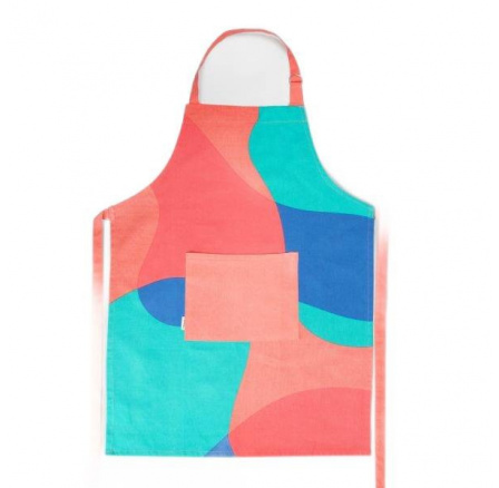 Kuchyňská zástěra COLOR FIESTA v barevném vzoru 60x80 cm 738883