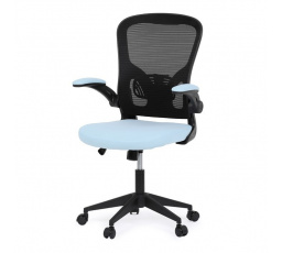 Kancelářská židle, houpací mechanismus, modrá, KA-V317 BLUE