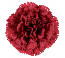 Karafiát - umělý květ, tmavě červený, cena za balení (12 ks)