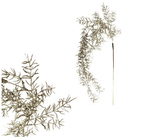 Asparagus - umělá převislá věvev, barva stříbrná
