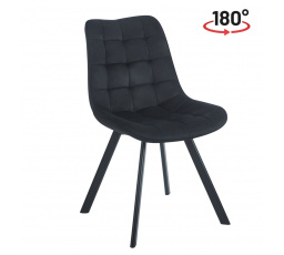 Židle velvet černá KO265-FXJG