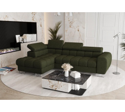 Rohová sedací souprava ASPEN MINI 260x170 cm - zelená , levá