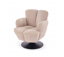 Otočné křeslo FRESH, Béžová/Černá