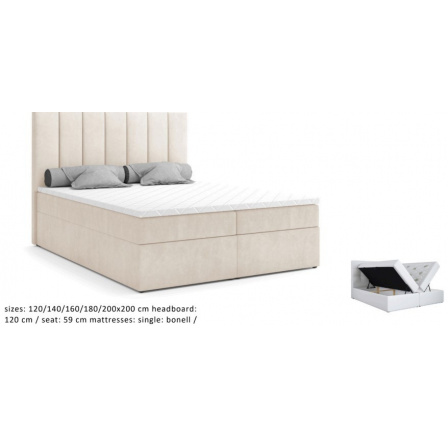 Kontinentální postel Hugo 160x200