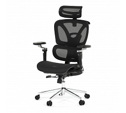 Kancelářská židle, synchronní mechanismus, černá síťovina, KA-B2361 BK