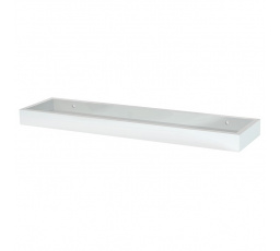 Polička, mdf, bílá, P-011 WT