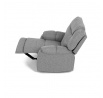 Relaxační křeslo, šedá, látka, TV-4088 SIL2