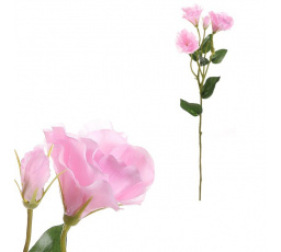 Eustoma - umělá řezaná květina, růžová