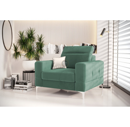 Křeslo čalouněné MALIBU 104 cm - Odstíny mátové Křeslo čalouněné MALIBU 104 cm - Odstíny mátové