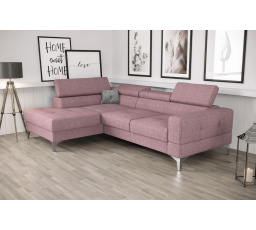 Rohová sedací souprava TOSCANIA MINI s funkcí spaní 170x250 cm - volitelný odstín - levá